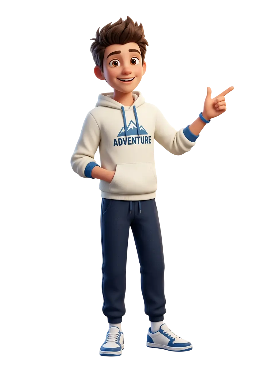 Idioms 3D Mascot Character